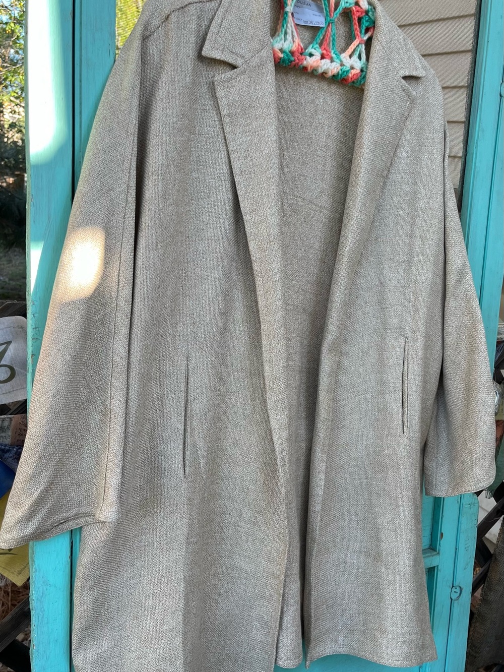 Dusan 100% Linen Coat - Picture 2 of 7